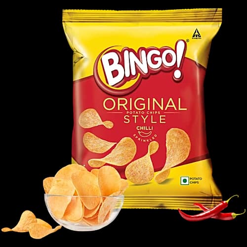Bingo! Original Style Chilli Sprinkled Potato Chips, 85 g