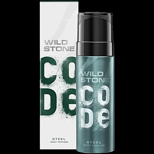 Wild Stone Body Perfume - Code, Steel, For Men, Refreshing & Longlasting Fragrance