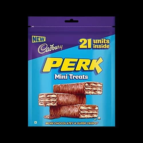 Cadbury Perk Mini Treats Coated Wafer Chocolate Pack