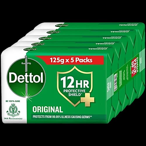 Dettol Original Soap 125g (Pack of 5)