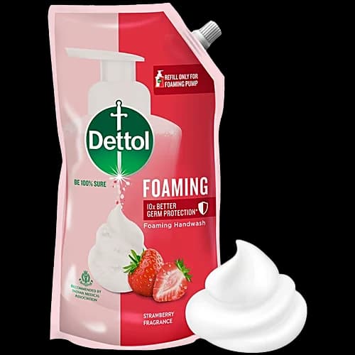 Dettol Strawberry Fragrance Foaming Handwash Refill, 700ml